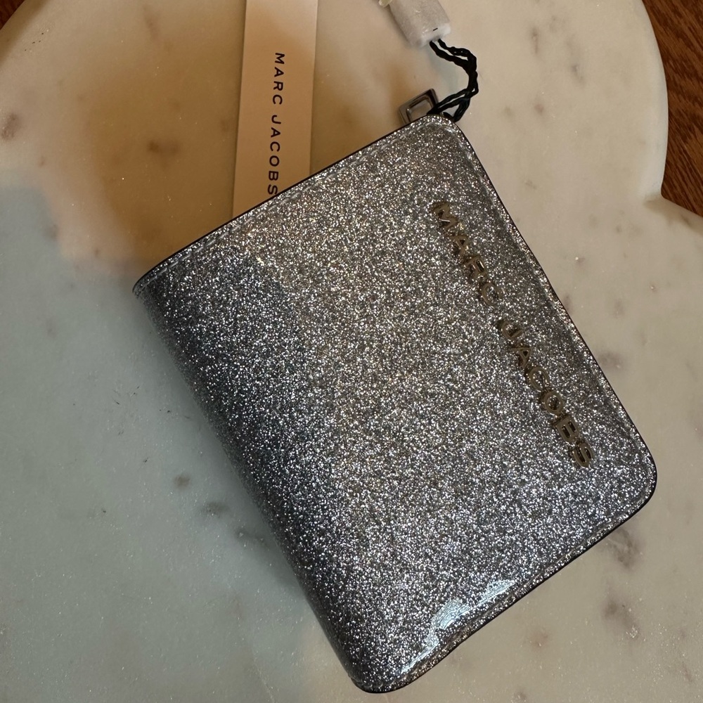 Marc Jacobs Sparkling Silver Wallet